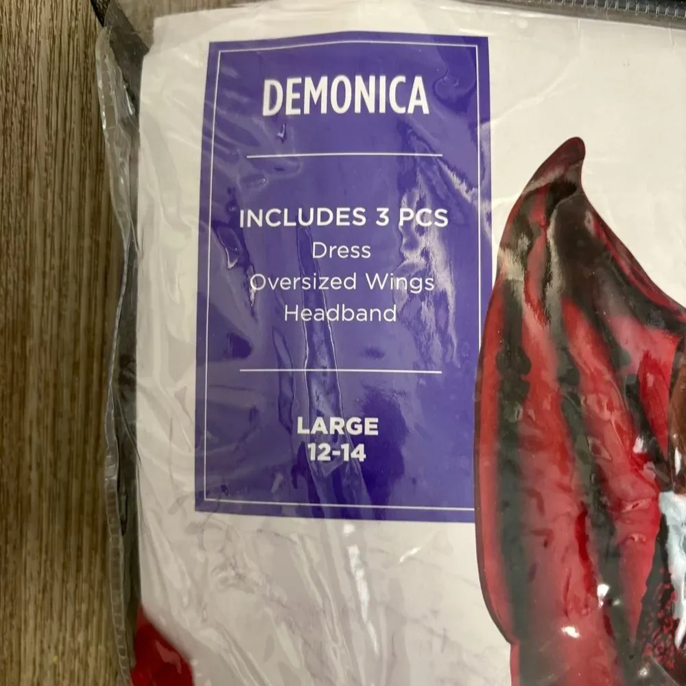 Demonica Halloween Costume Girls 12/14 H4